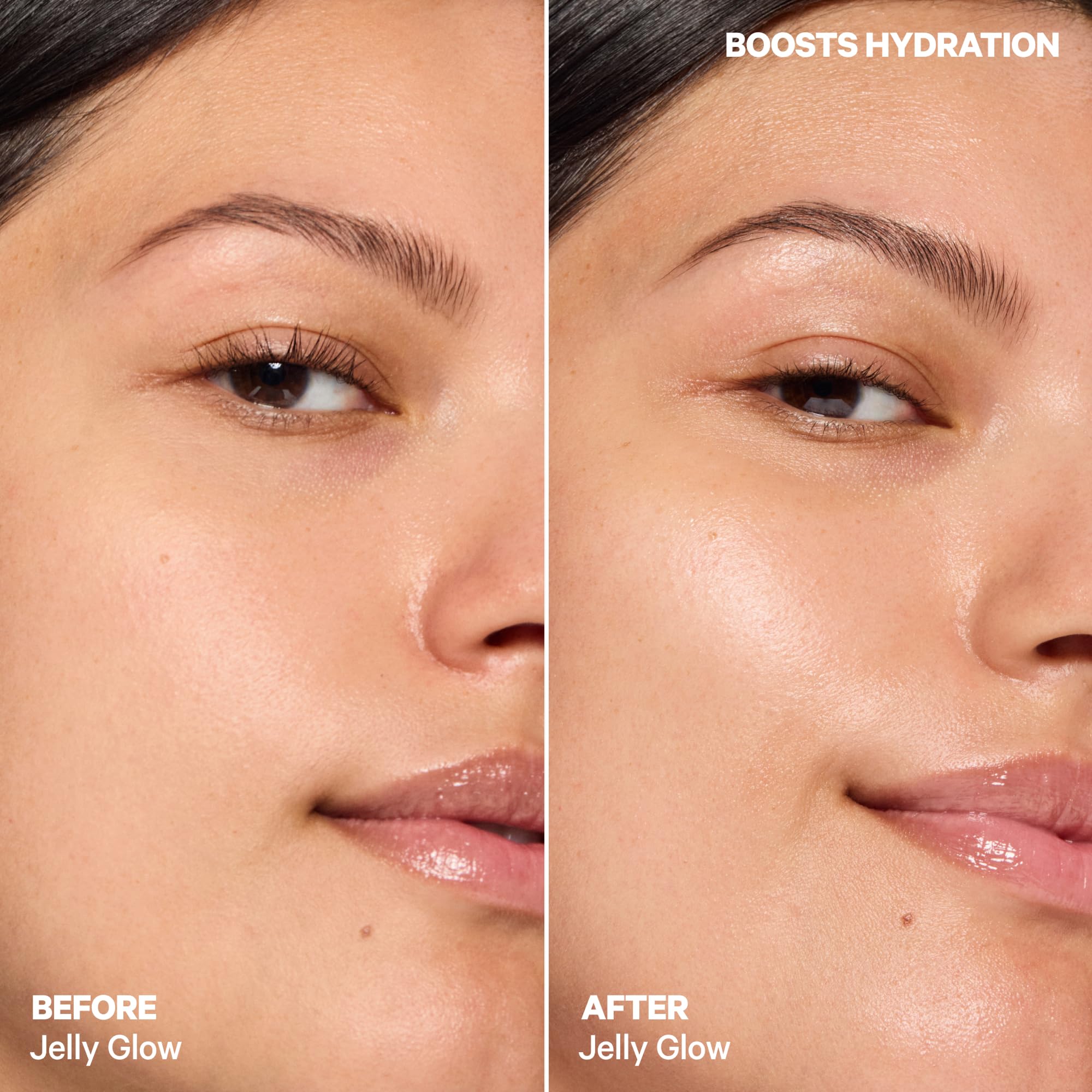 Milk Makeup Watermelon Jelly Glow Serum close-up shows a glowing finish