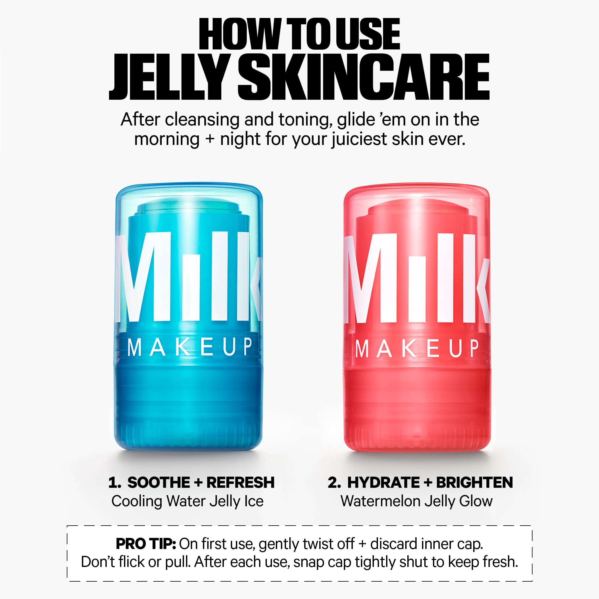 Milk Makeup Watermelon Jelly Glow Serum Swiss Garden Cress highlights even skin tone
