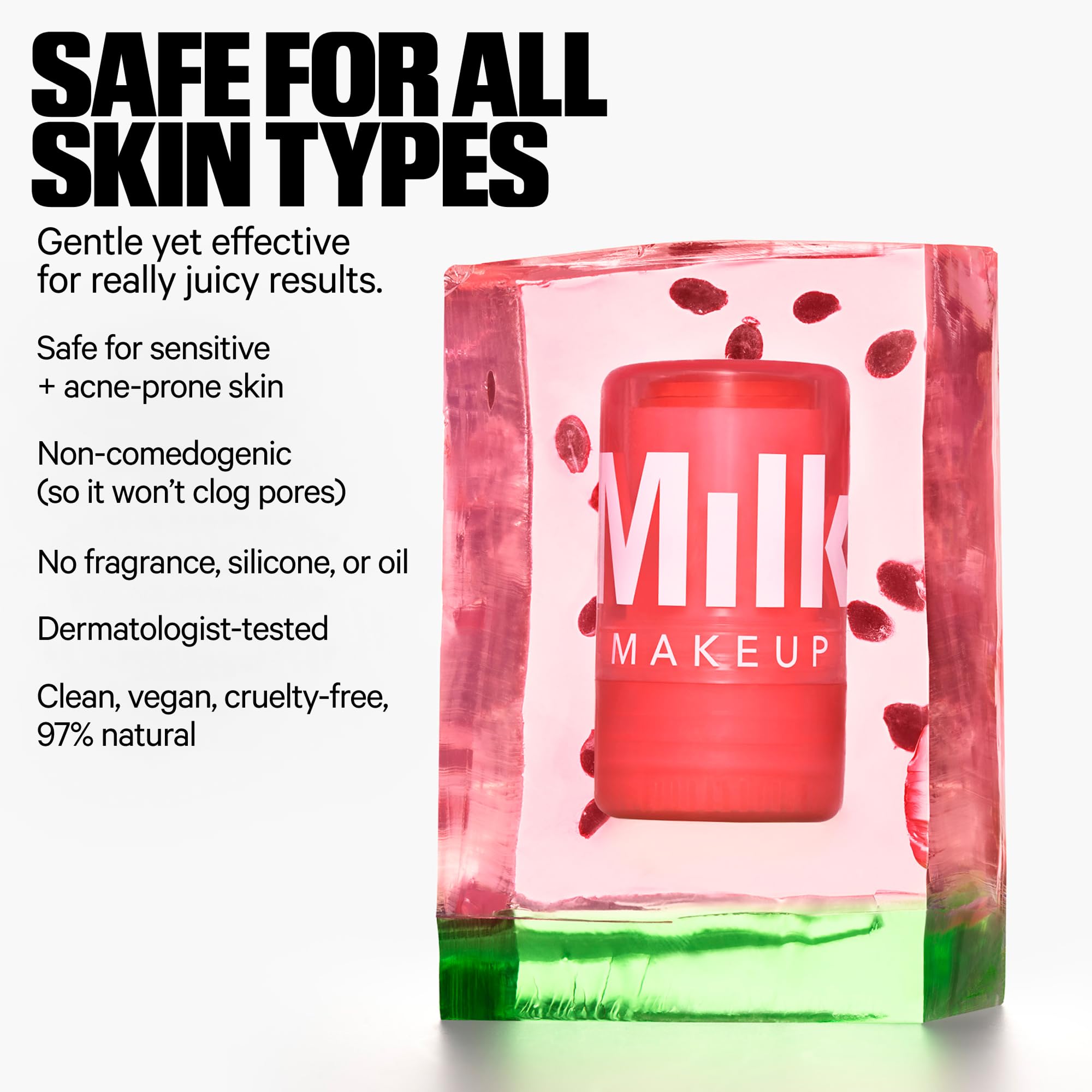 Milk Makeup Watermelon Jelly Glow Serum travel-size packaging for on-the-go routines