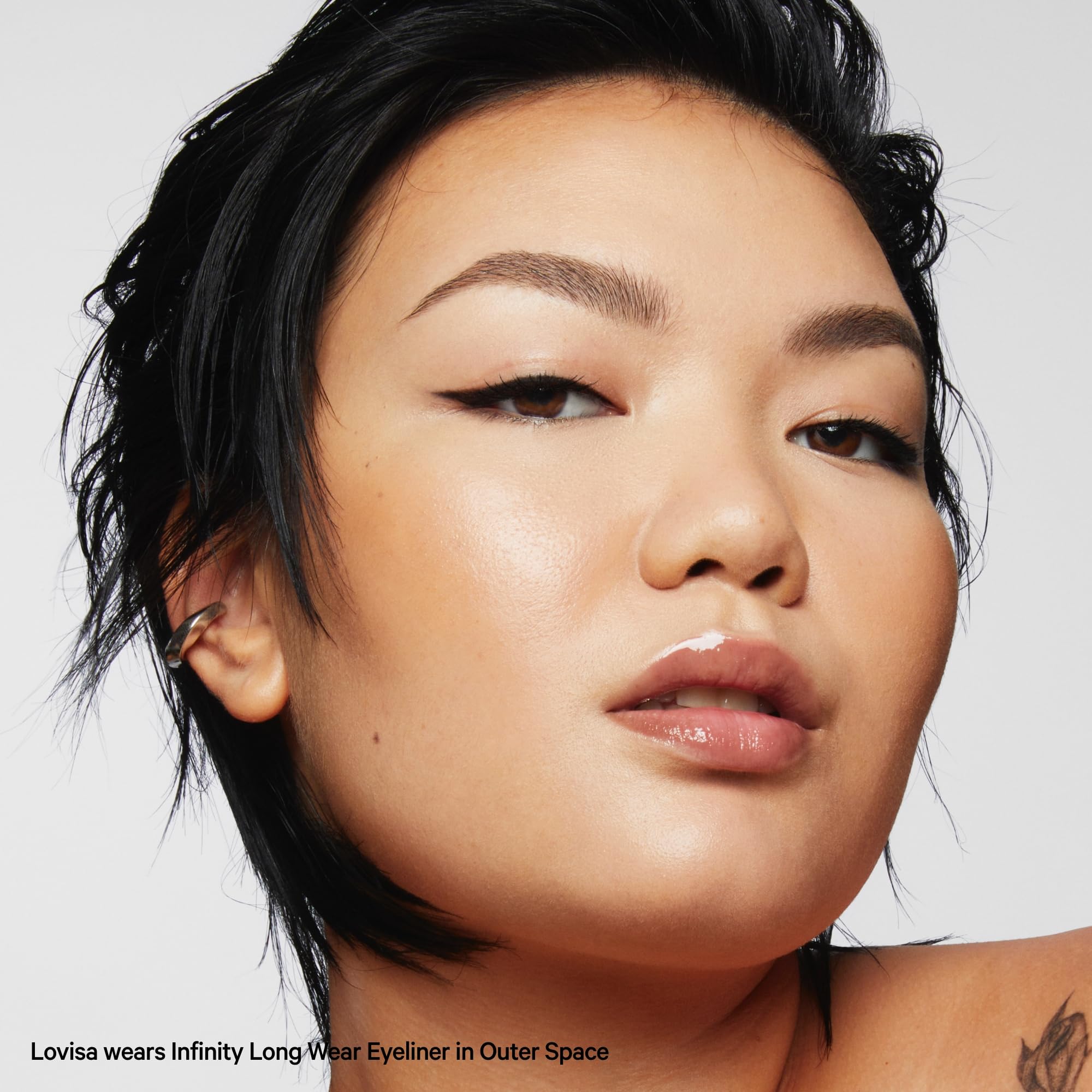 Milk Makeup Infinity eyeliner built-in sharpener enables crisp lines.