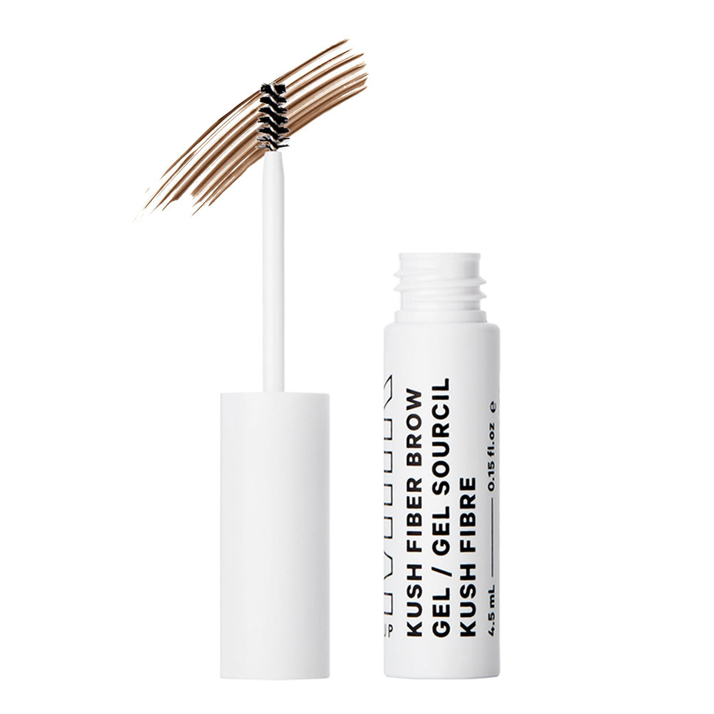 Milk Makeup KUSH Fiber Brow Gel tinted brow fluff for fuller definition.