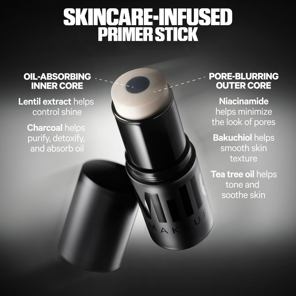 Milk Makeup Pore Eclipse controls shine during quick touch-ups.
