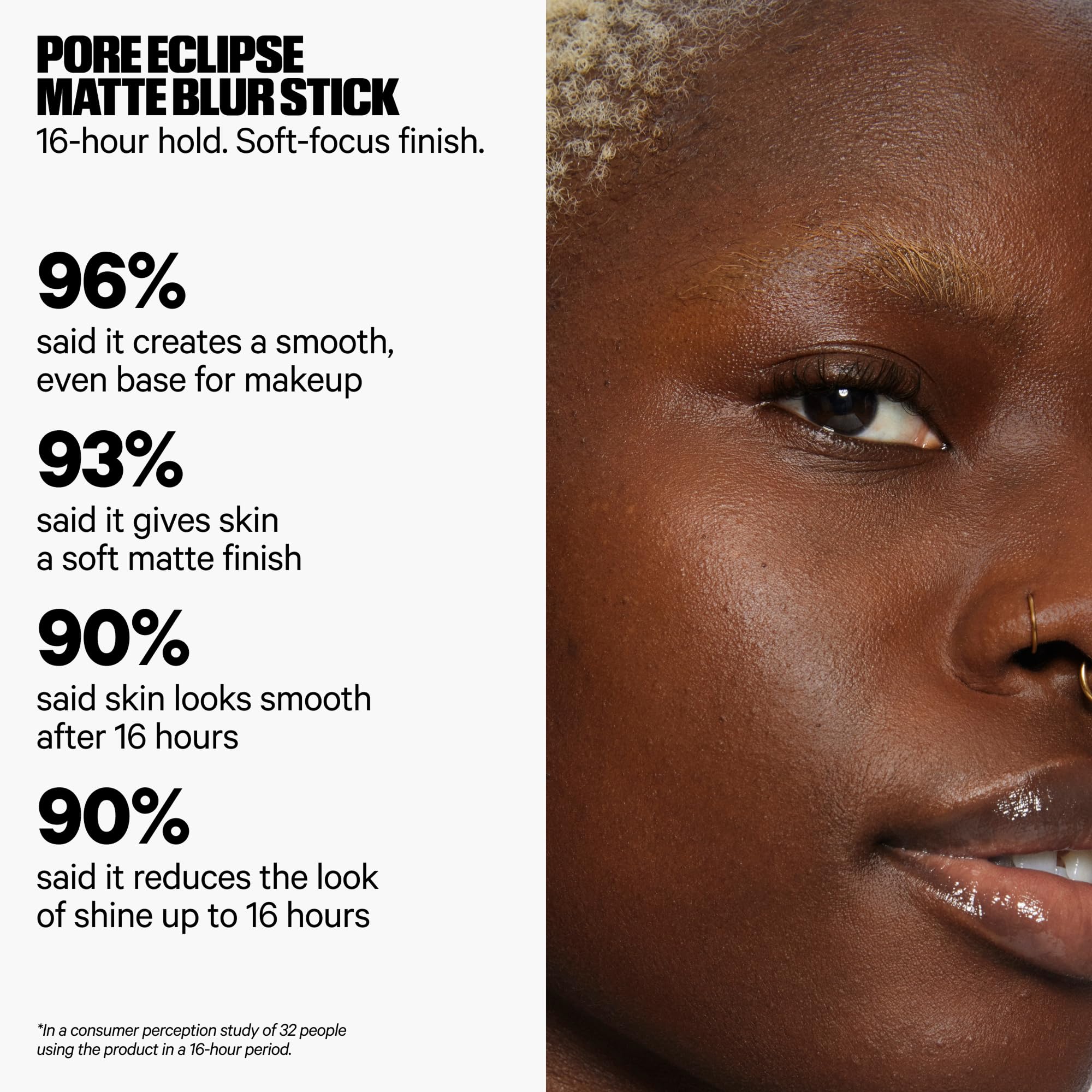 Milk Makeup Pore Eclipse pores blurred close-up for refined texture.