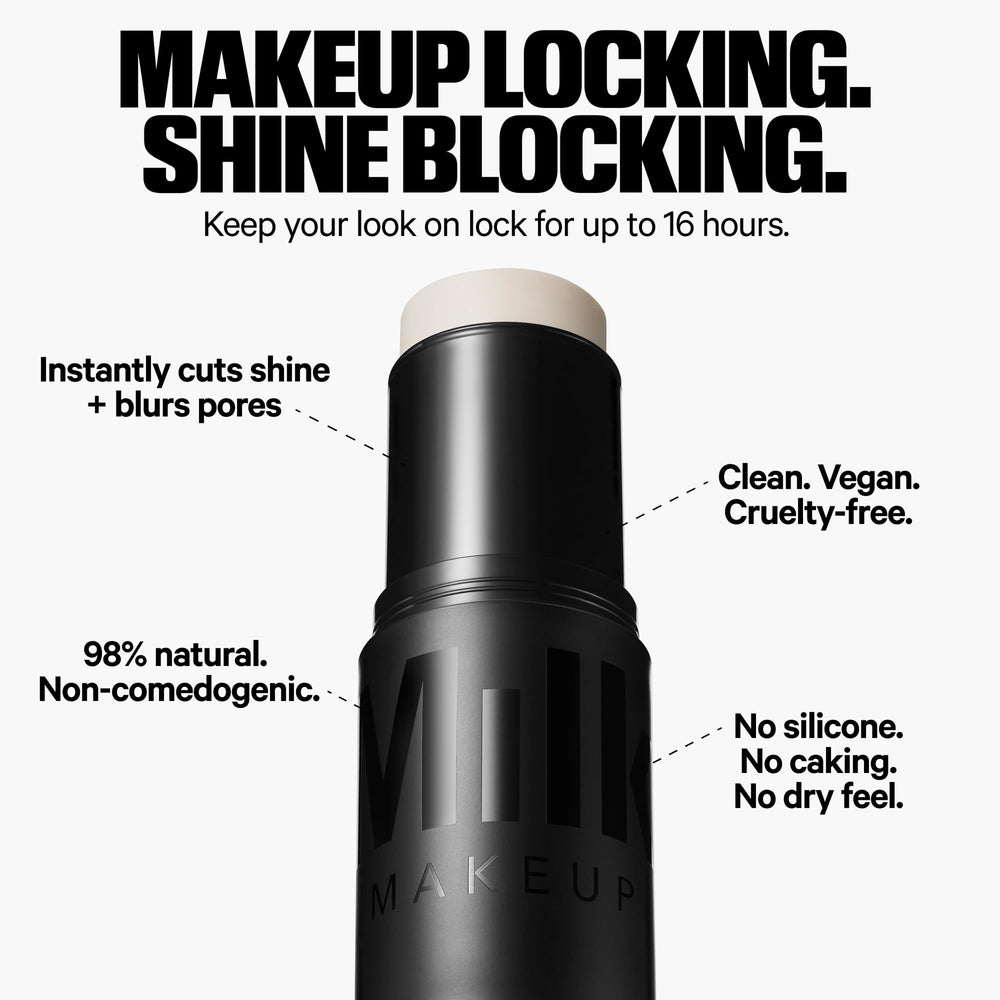 Milk Makeup Pore Eclipse soft matte finish shown on clean skin.