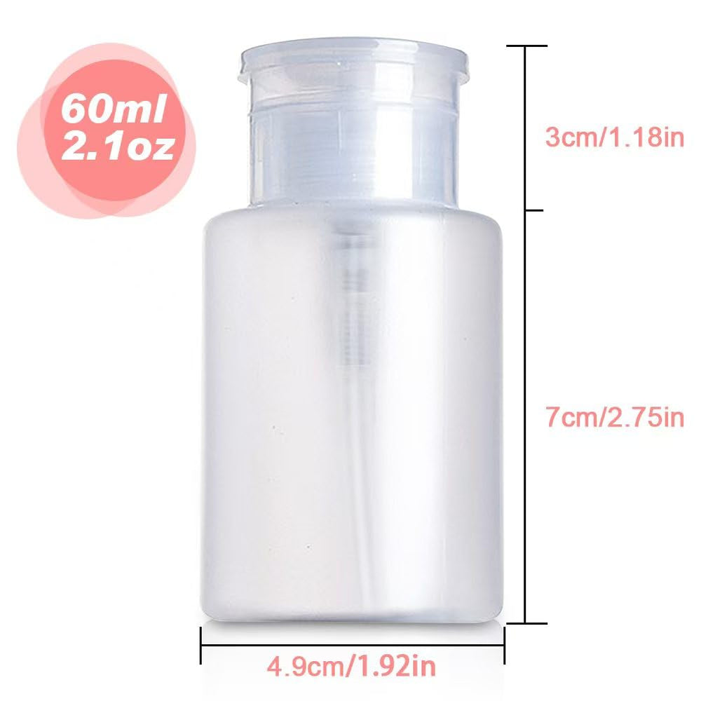 Milukon PP material bottle highlights durable, safe storage for acetone and nail polish remover