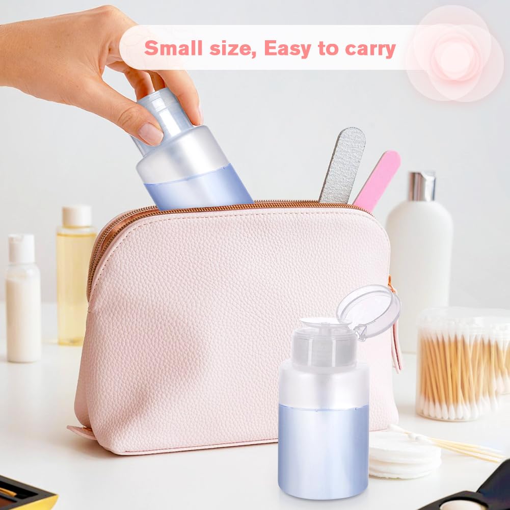 Milukon travel-size dispensers fit in purses and travel kits