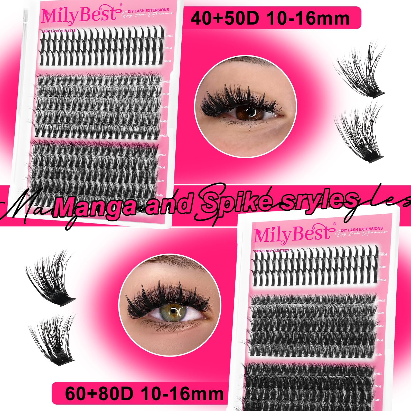 MilyBest eyelash makeup remover for gentle, effective lash cleansing.