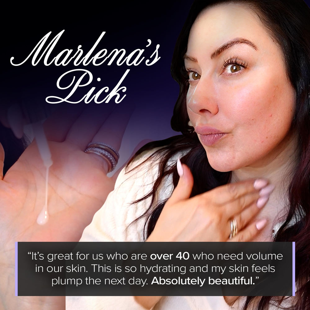 Mimmua Volume Up Serum hand-application highlights even spread across skin.