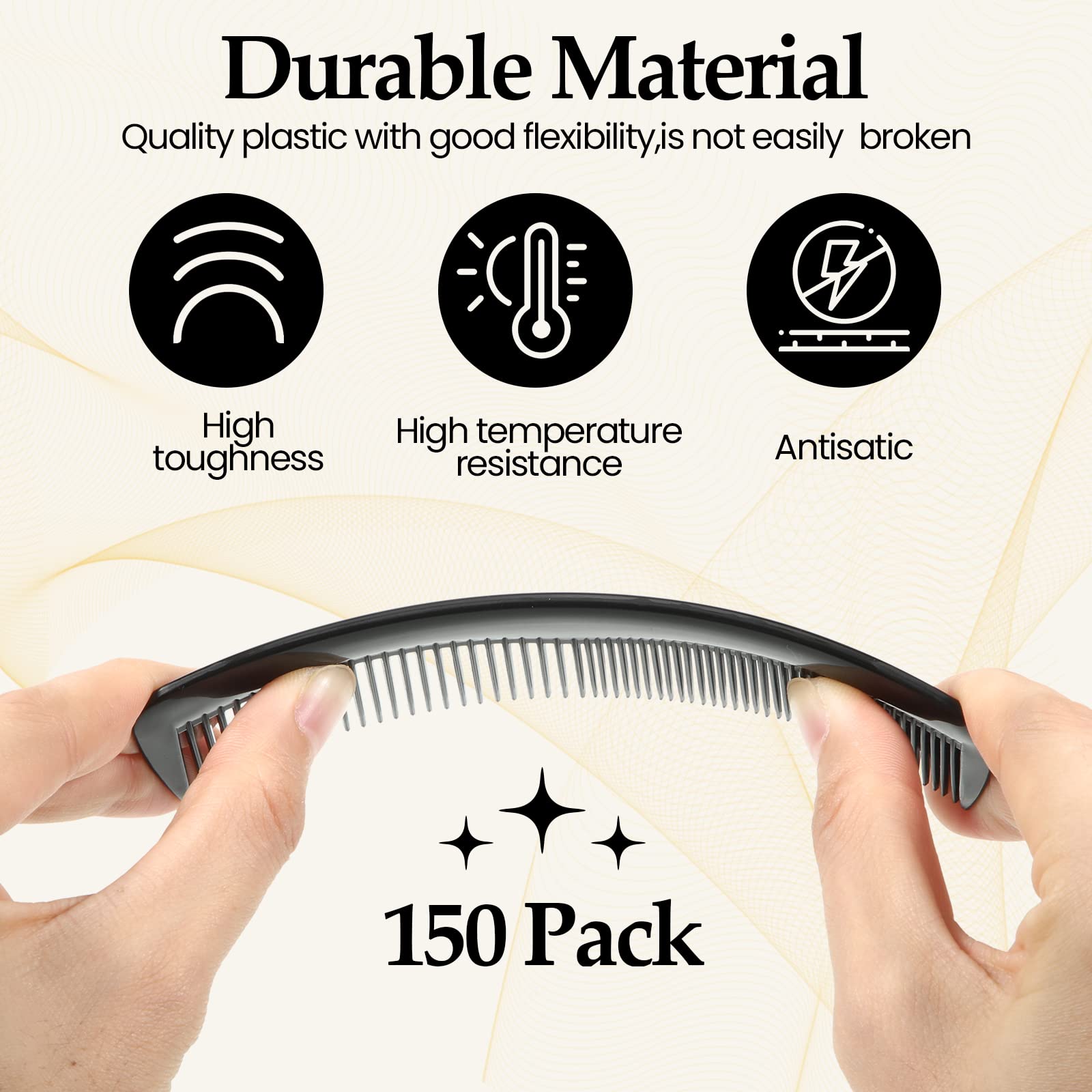 Mimorou fine-tooth and wide-tooth comb, gentle on scalp for various hair types.