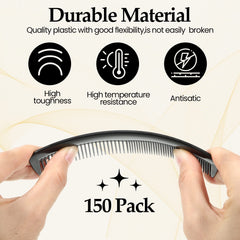 Mimorou fine-tooth and wide-tooth comb, gentle on scalp for various hair types.