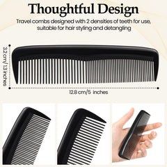 Mimorou pocket hair combs 5-inch, perfect travel companion for quick fixes.