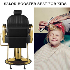 MIMWOW salon booster seat zipper-closeup highlights simple installation and quick cleaning.