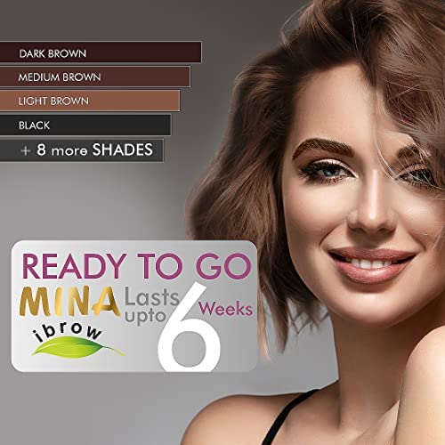 MinaiBrow vegan cruelty-free badge emphasizes ethical brow dye