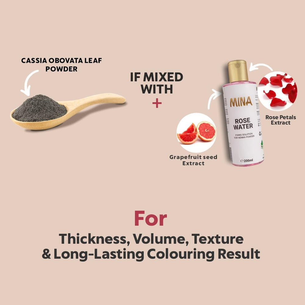 MinaiBrow Aloe Vera and Jojoba Oil nourish hair during coloring.