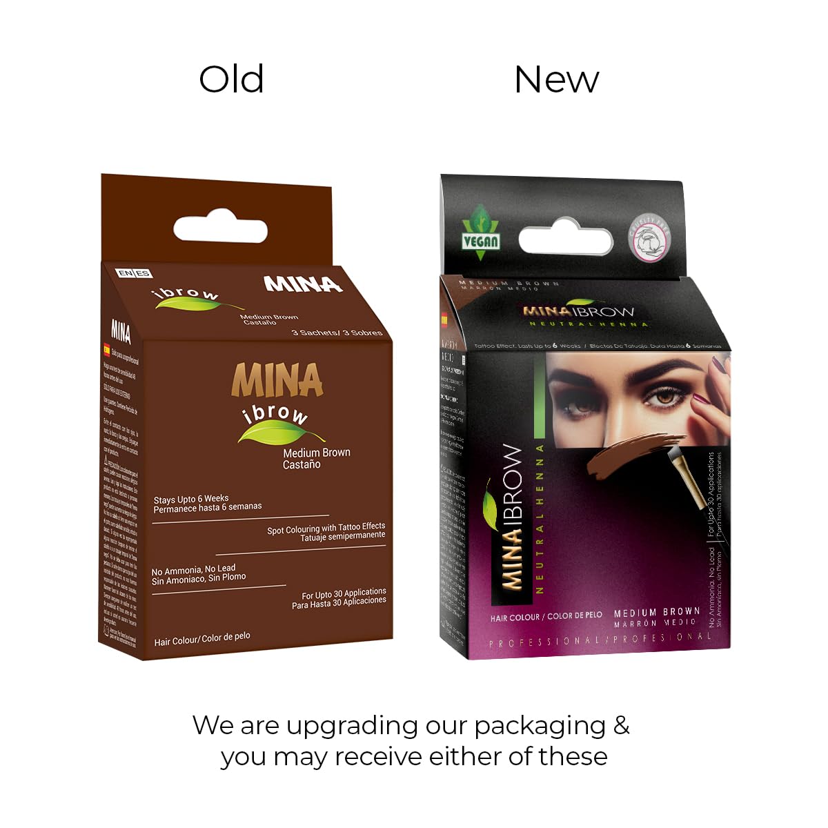MinaiBrow brush-and-mix tool enables precise, natural-looking color application.