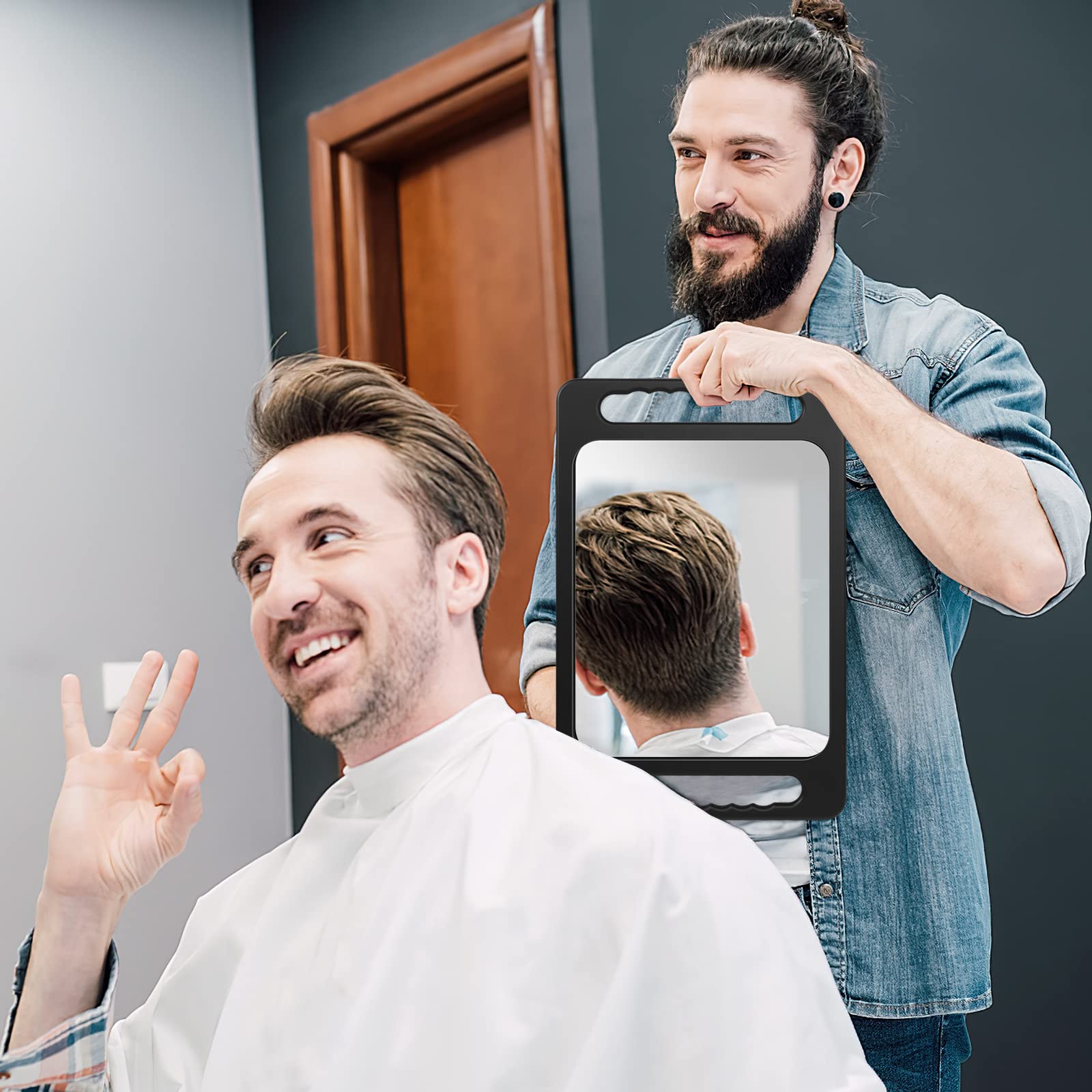 Mineloff drop-proof mirror is ideal for salons and cosmetic studios.