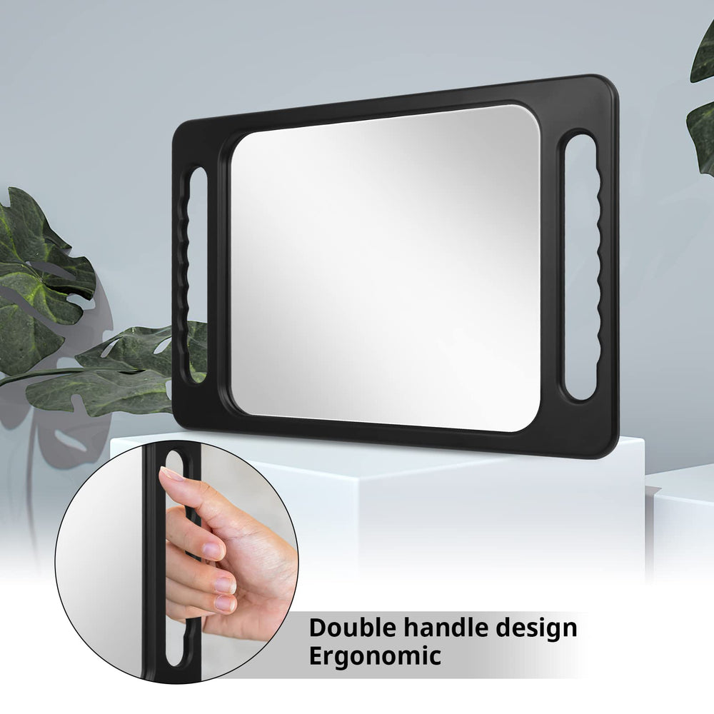 Mineloff lightweight mirror at 1.34 lb reduces wrist fatigue during use.
