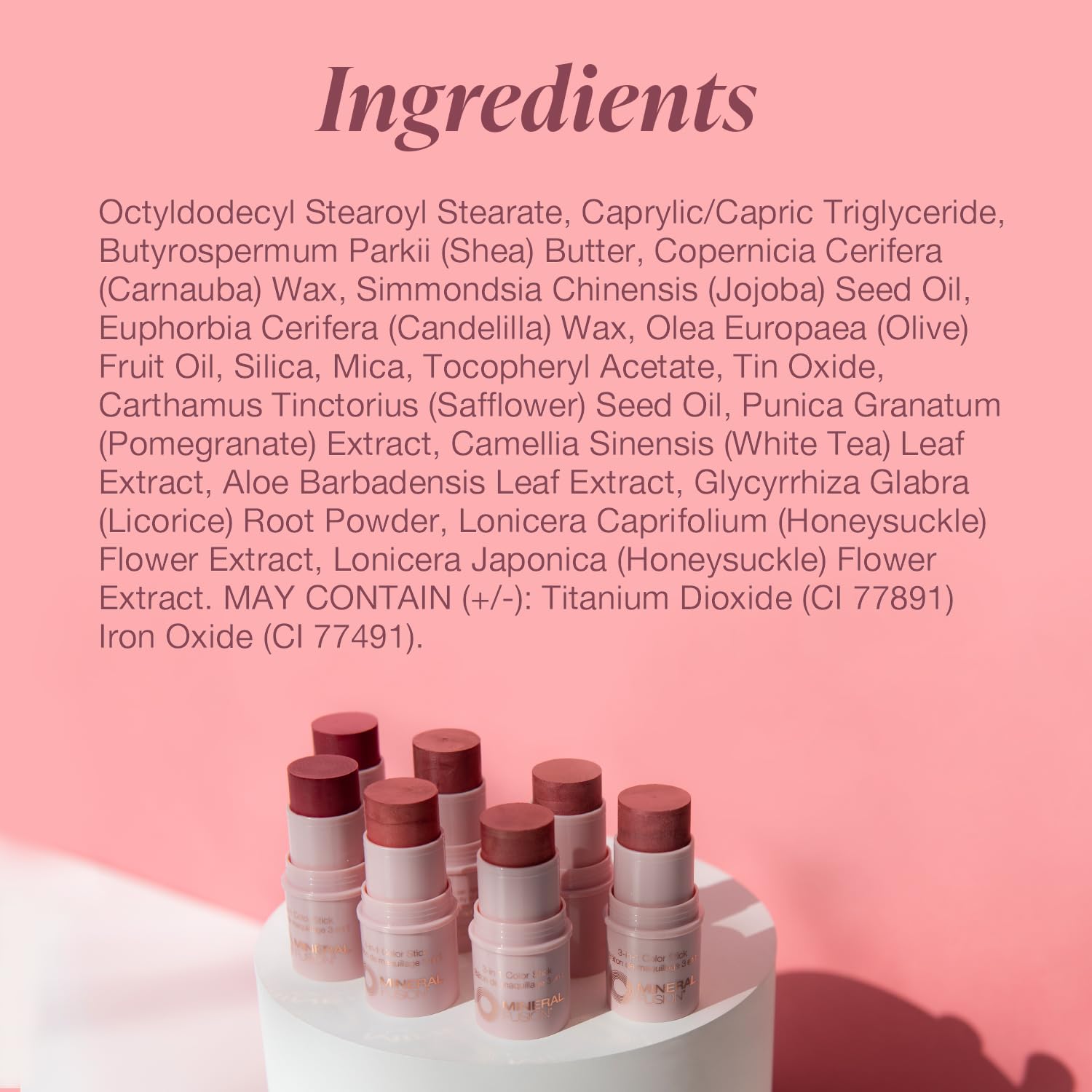 Mineral Fusion vegan cruelty-free logo shown with product.
