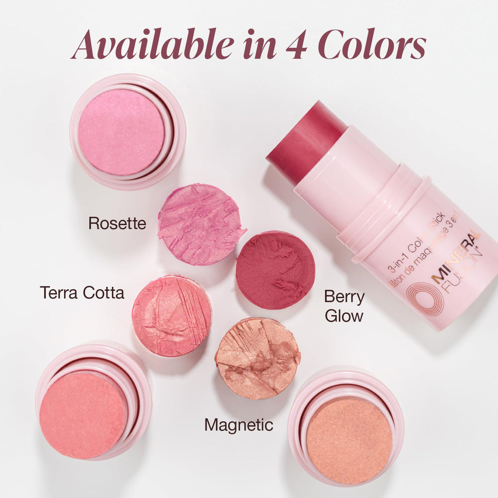 Mineral Fusion creamy texture close-up highlights subtle glow on skin.