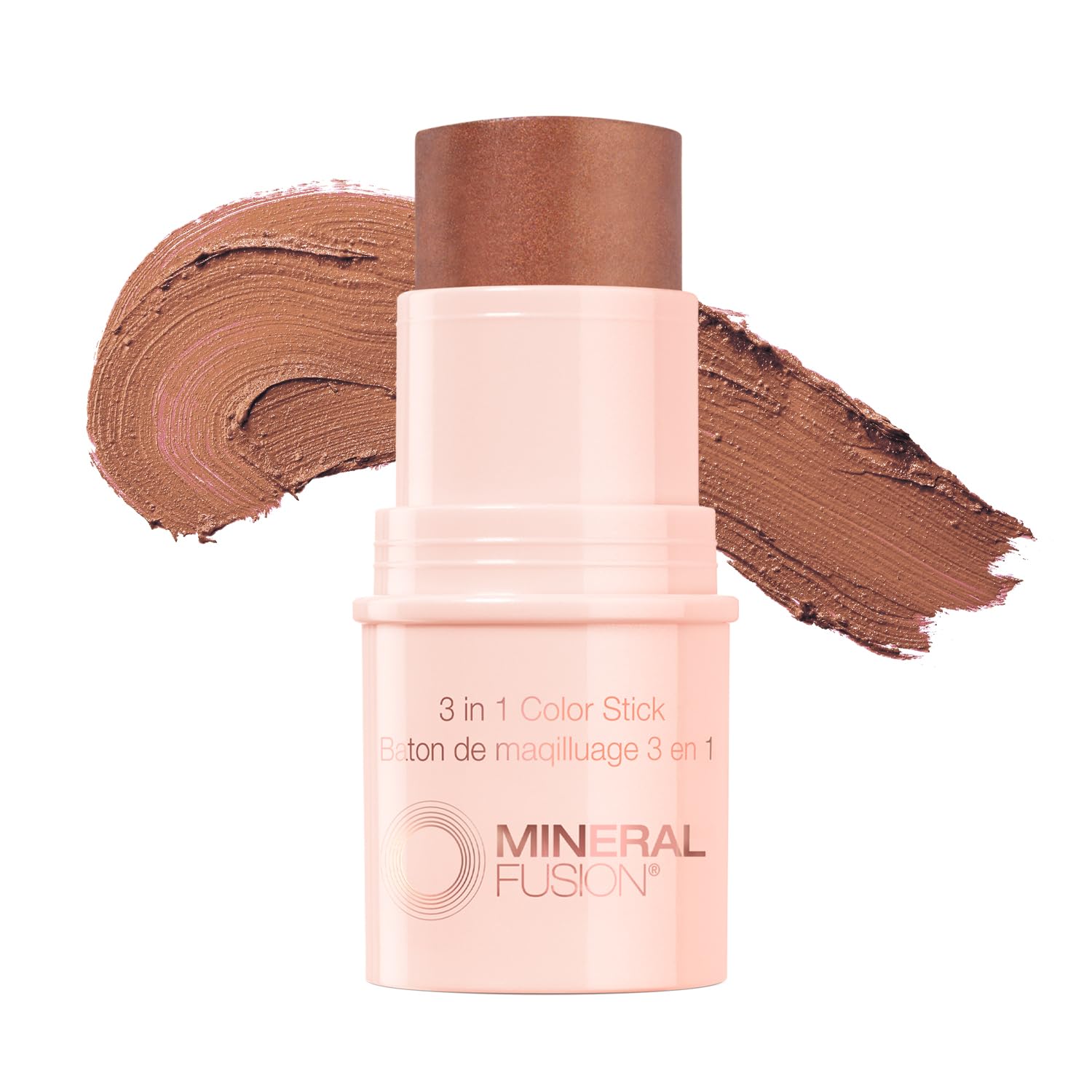 Mineral Fusion 3-in-1 Color Stick twist-cap closeup for portable color.