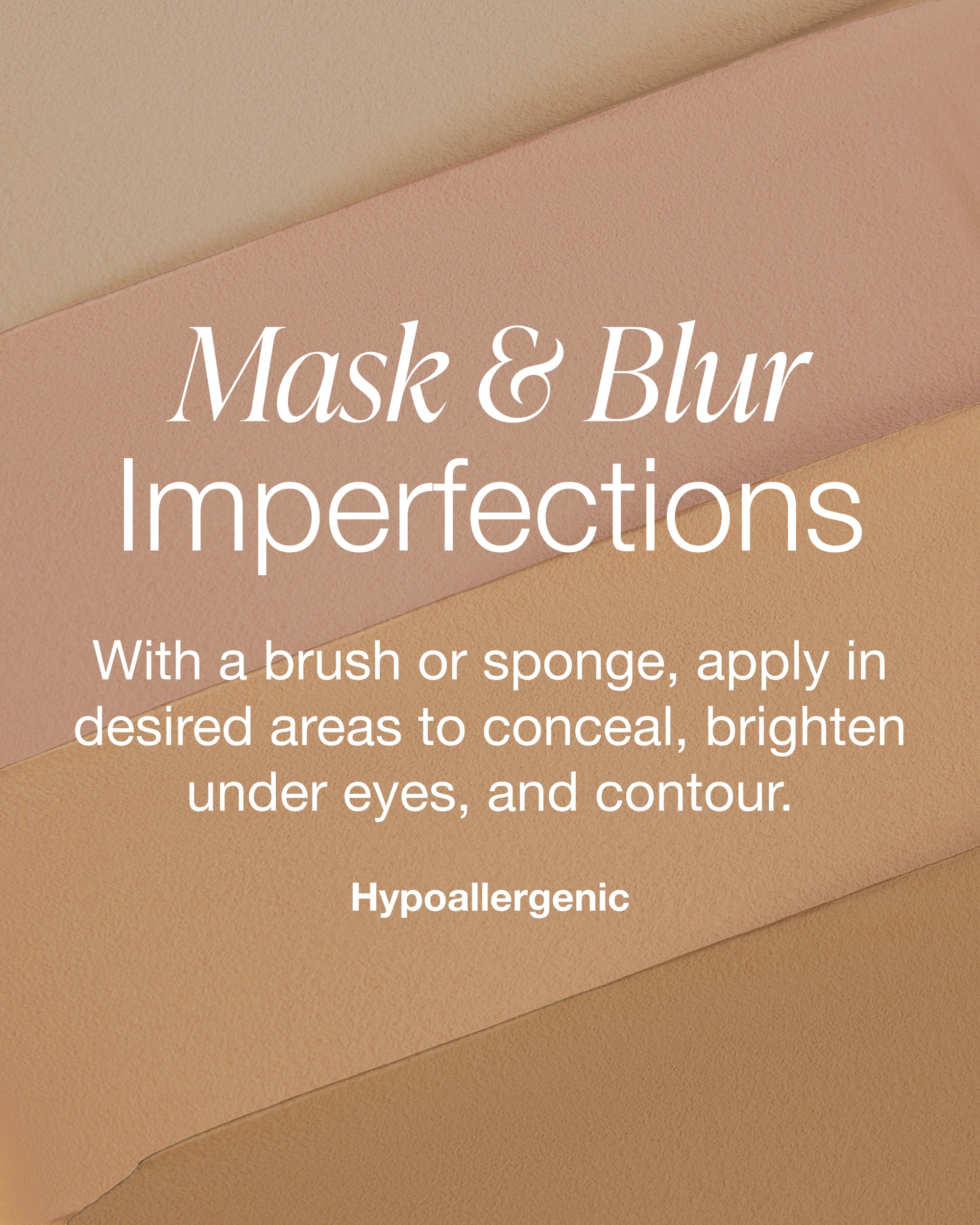 Mineral Fusion Concealer Palette Quad packaging closeup shows premium compact design for on the go use