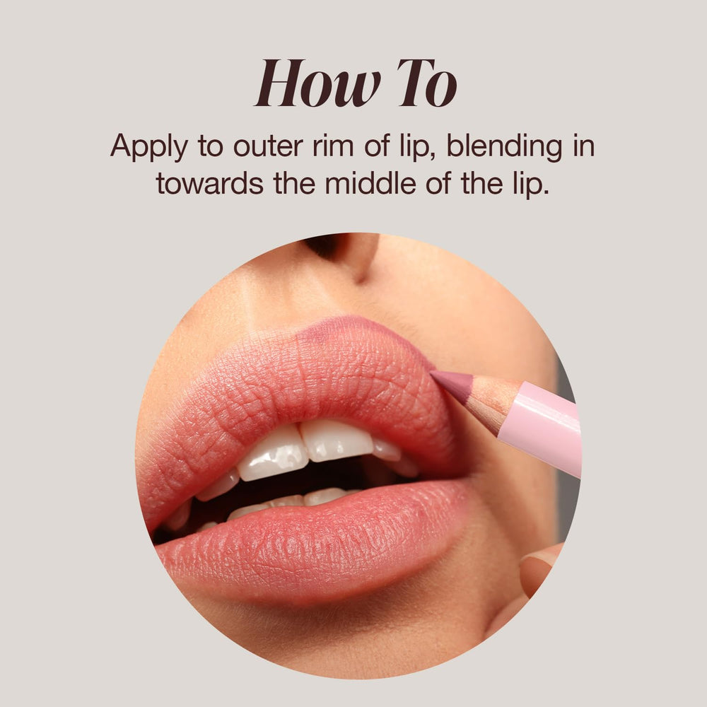 Mineral Fusion Lip Pencil glide delivers smooth lip definition