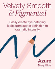 Mineral Fusion Eye Pencil Navy Azure close-up tip highlights smooth, precise line