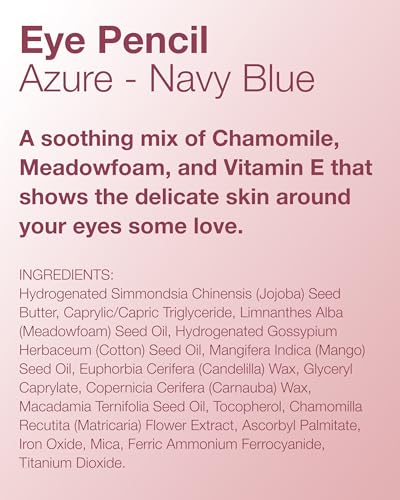 Mineral Fusion Eye Pencil Navy Azure defines lash line for precise application