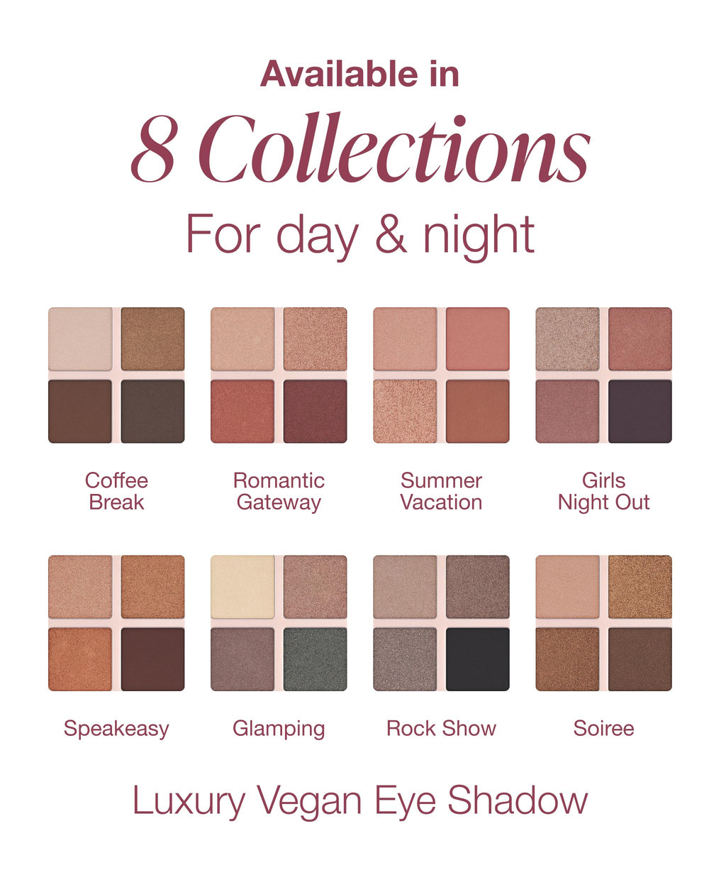 Mineral Fusion Eyeshadow Palette Coffee Break swatch on skin demonstrates seamless layering