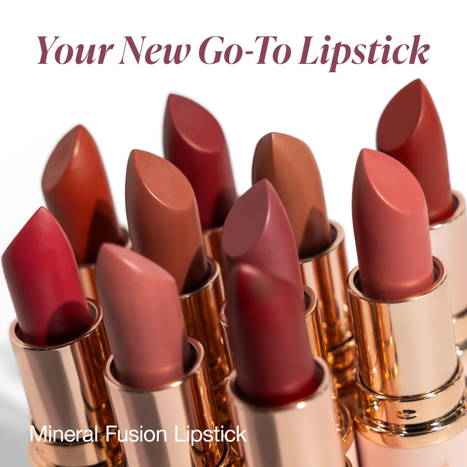 Labial Mineral Fusion aloe vera para sensación suave.