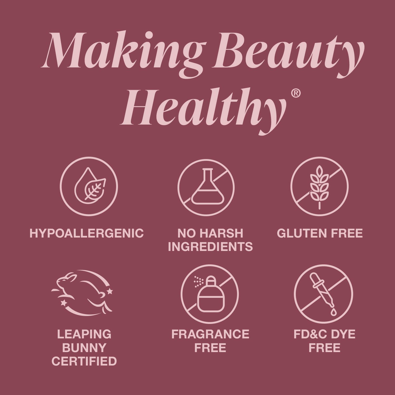 Labial Mineral Fusion ingredientes naturales y seguros.