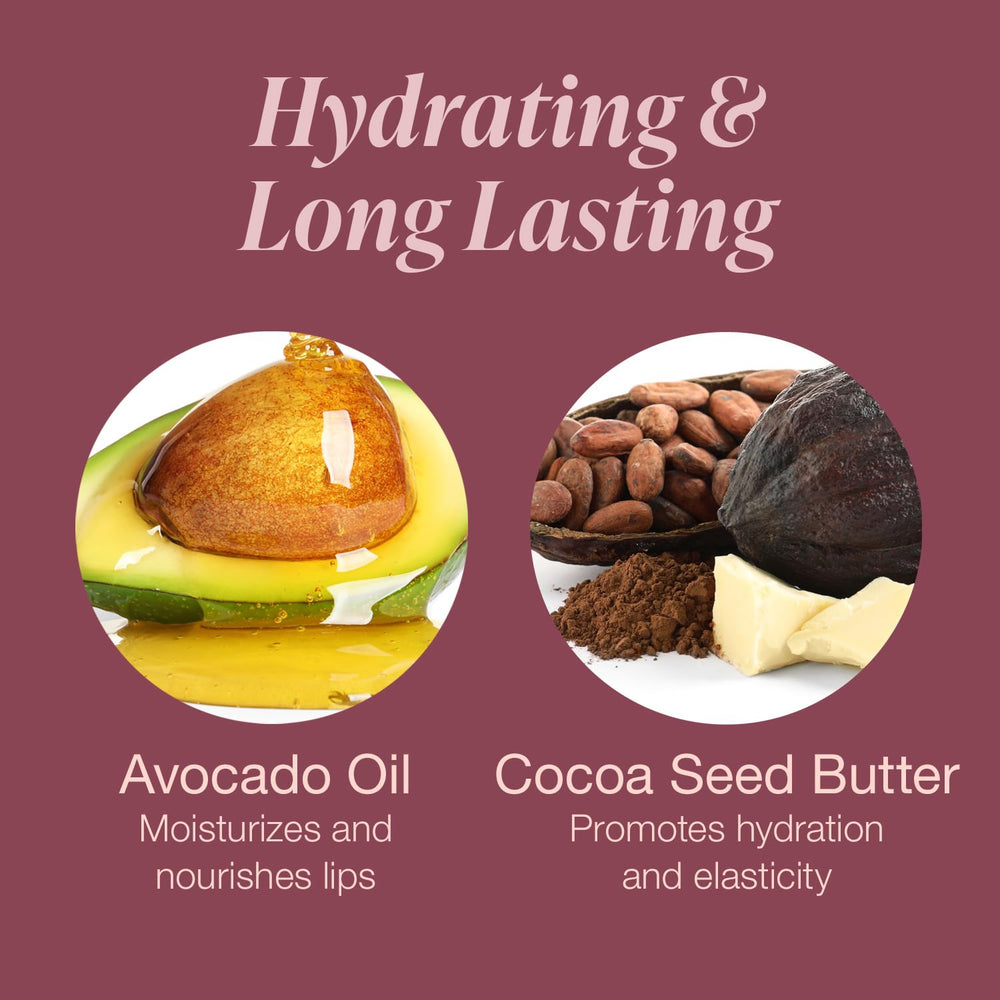 Labial Mineral Fusion: manteca de semilla de cacao para hidratación nutritiva.