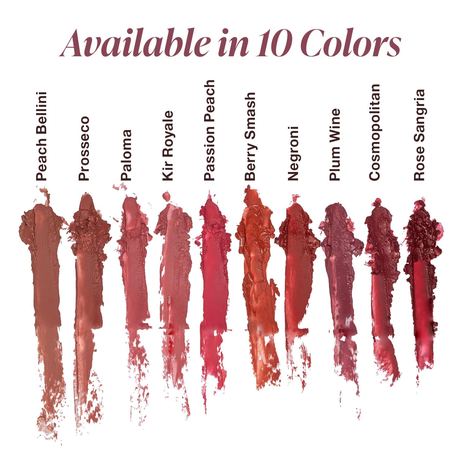 Labial Mineral Fusion Rosa Sangría realza tonos naturales de piel.