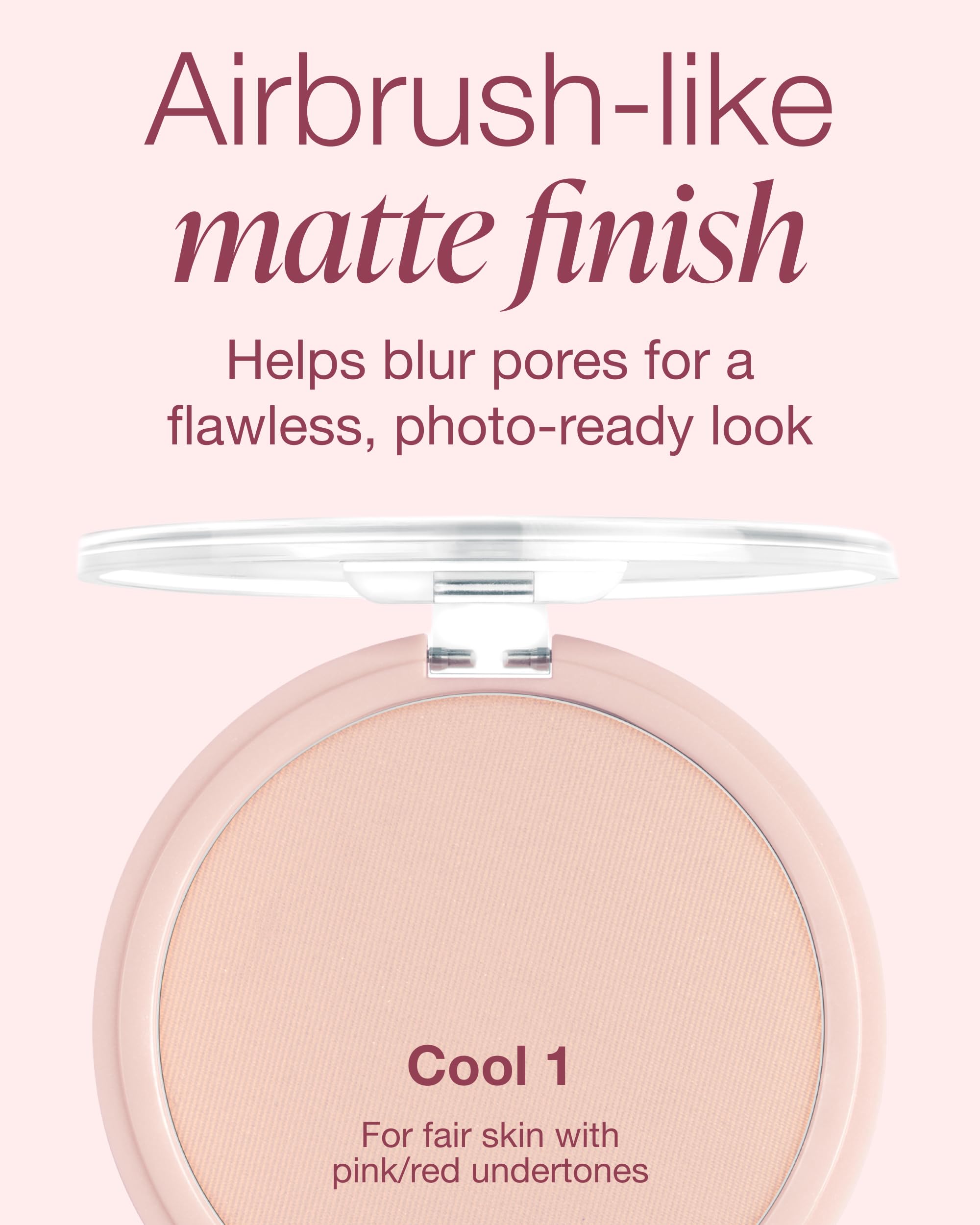 Mineral Fusion pressed powder foundation brush application for even coverage.