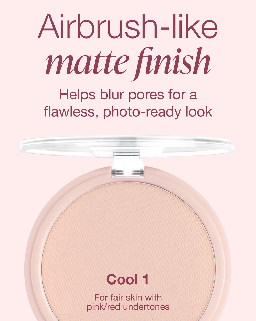 Mineral Fusion pressed powder foundation brush application for even coverage.