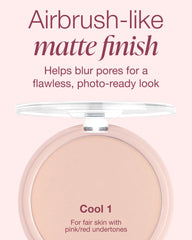 Mineral Fusion pressed powder foundation brush application for even coverage.