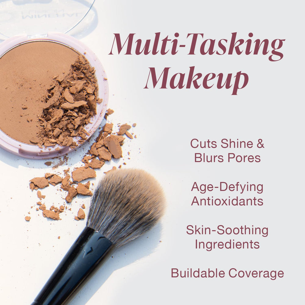 Mineral Fusion foundation swatch Neutral 2 on skin showing buildable coverage
