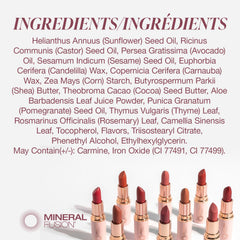 Mineral Fusion Rose Sangria packaging highlights clean, gluten-free beauty.