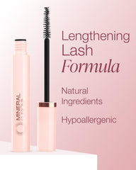 Mineral Fusion So High lashes lengthened for natural daytime look