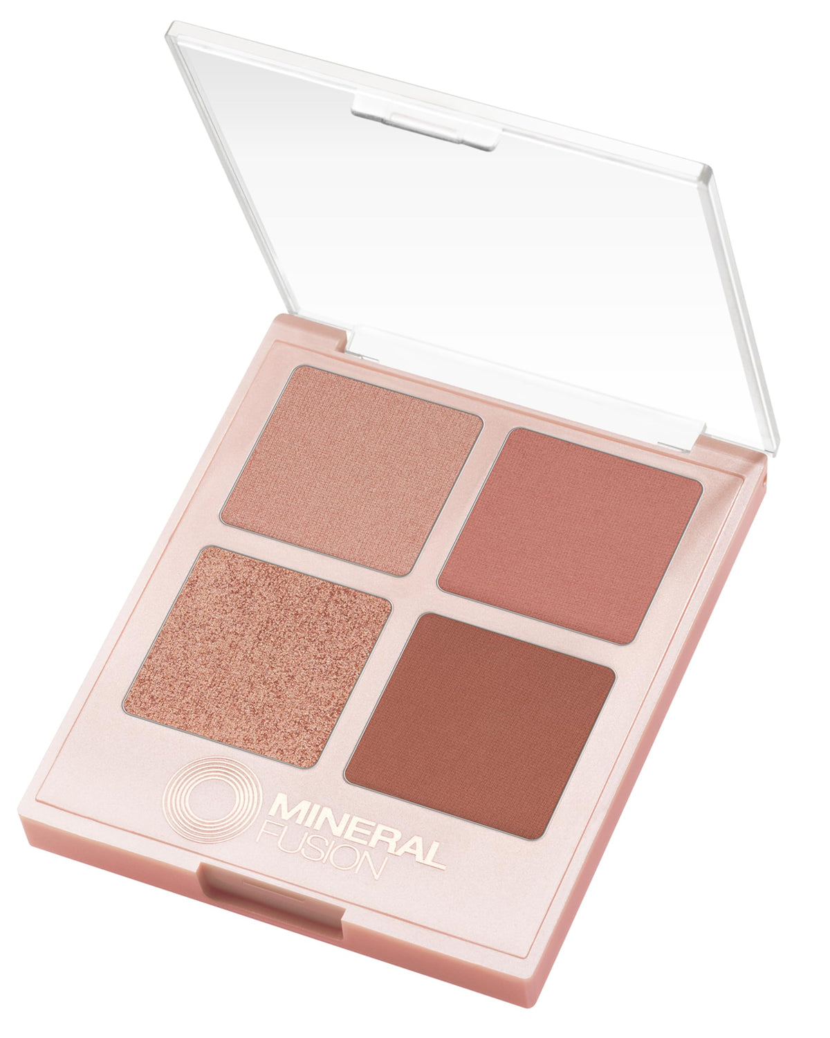 Mineral Fusion Summer Vacation eyelid palette cover shows vegan cruelty-free packaging for ethical makeup