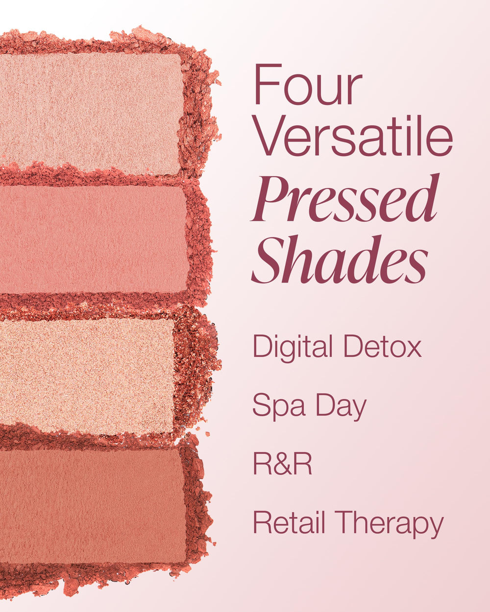 Mineral Fusion Summer Vacation matte shade swatch provides a soft base for everyday looks