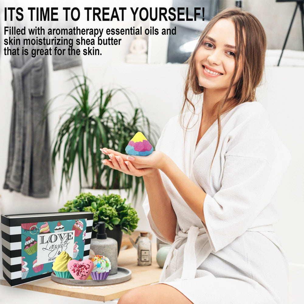 Mineral Me California bath bombs gift set essential-oils-engaged offers calming aromatherapy with natural fragrance