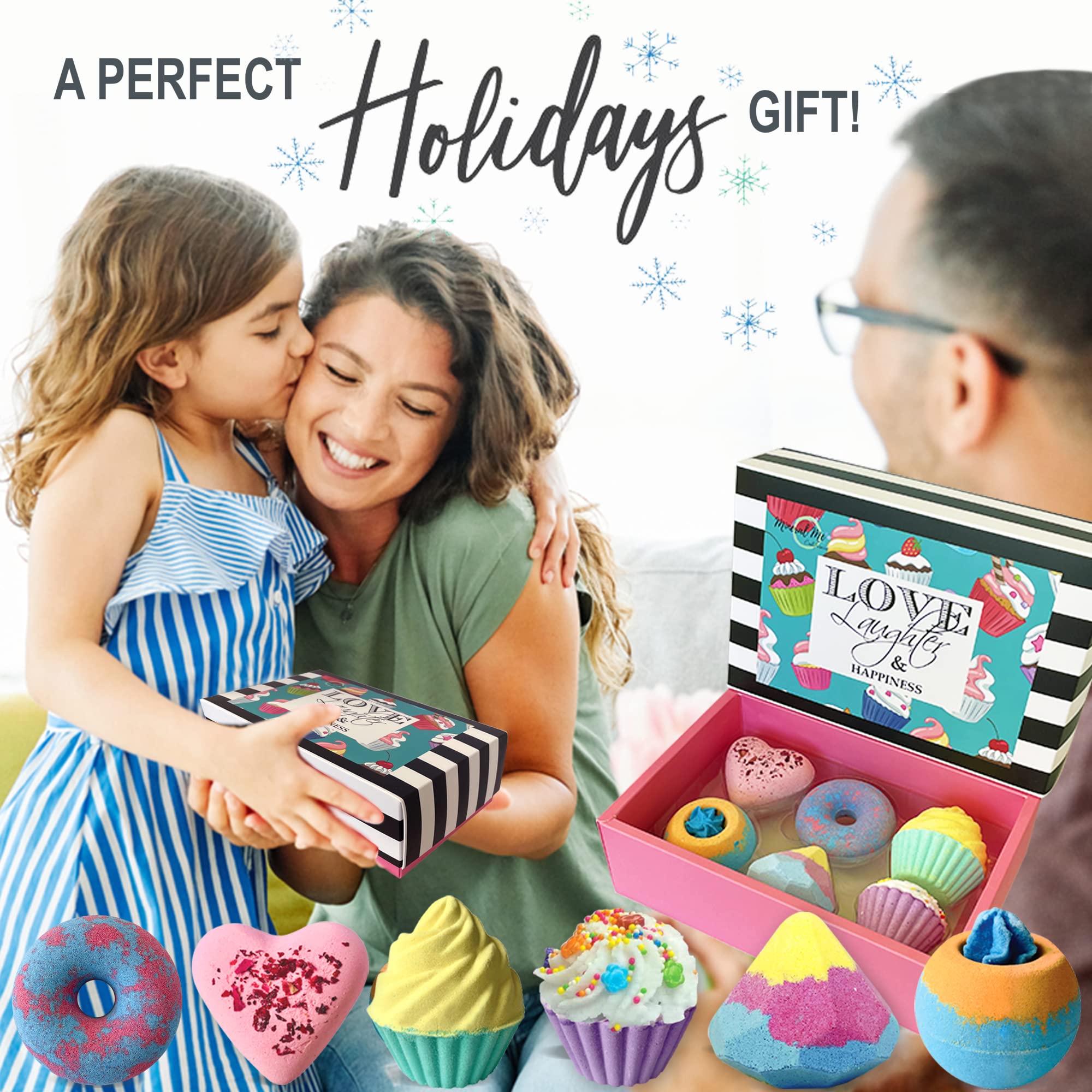 Mineral Me California bath bombs gift set heart-bomb evokes relaxing spa-like mood through soothing scents