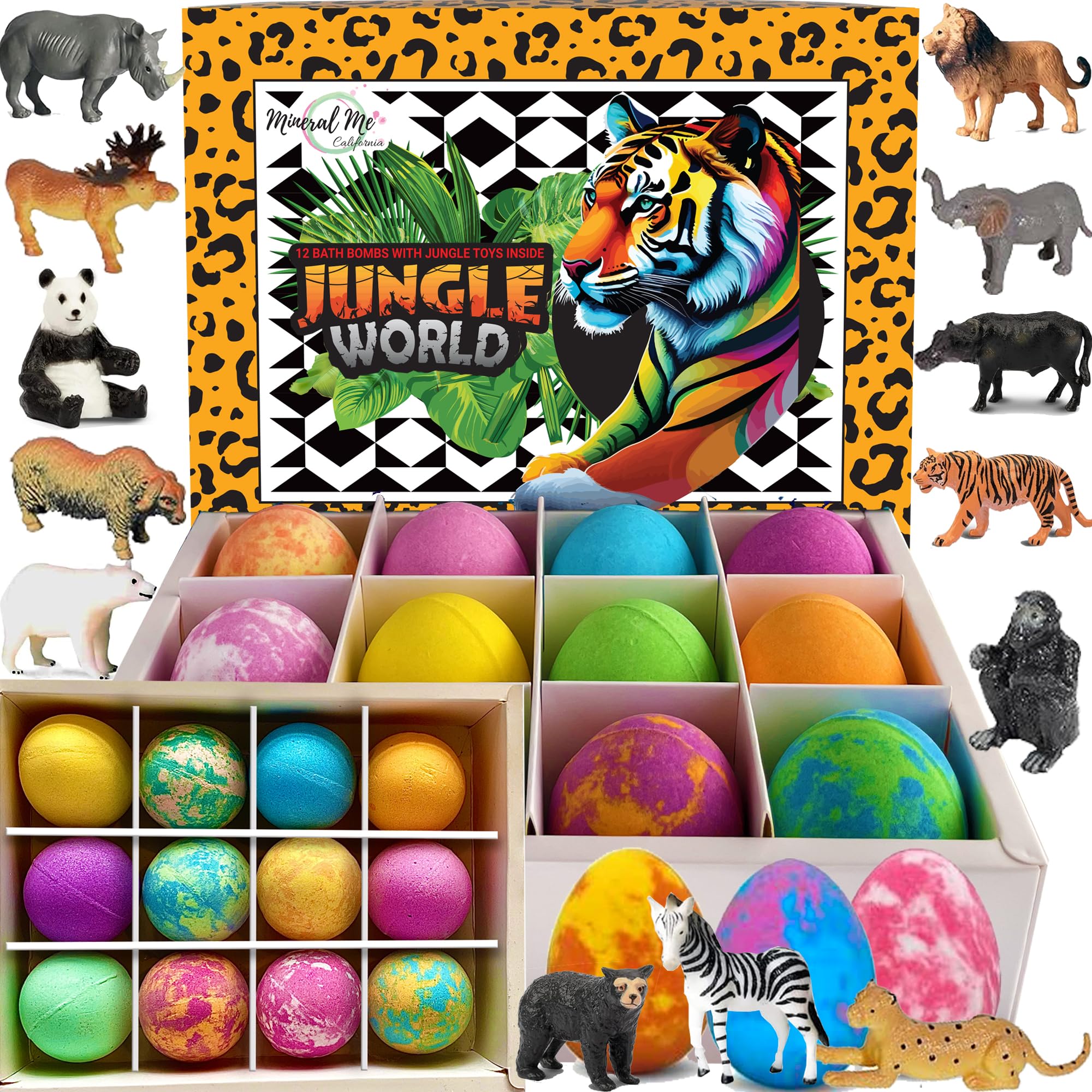 Mineral Me California bath bomb with surprise inside egg sparks imaginative play and bath-time excitement.
