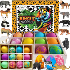Mineral Me California bath bomb with surprise inside egg sparks imaginative play and bath-time excitement.