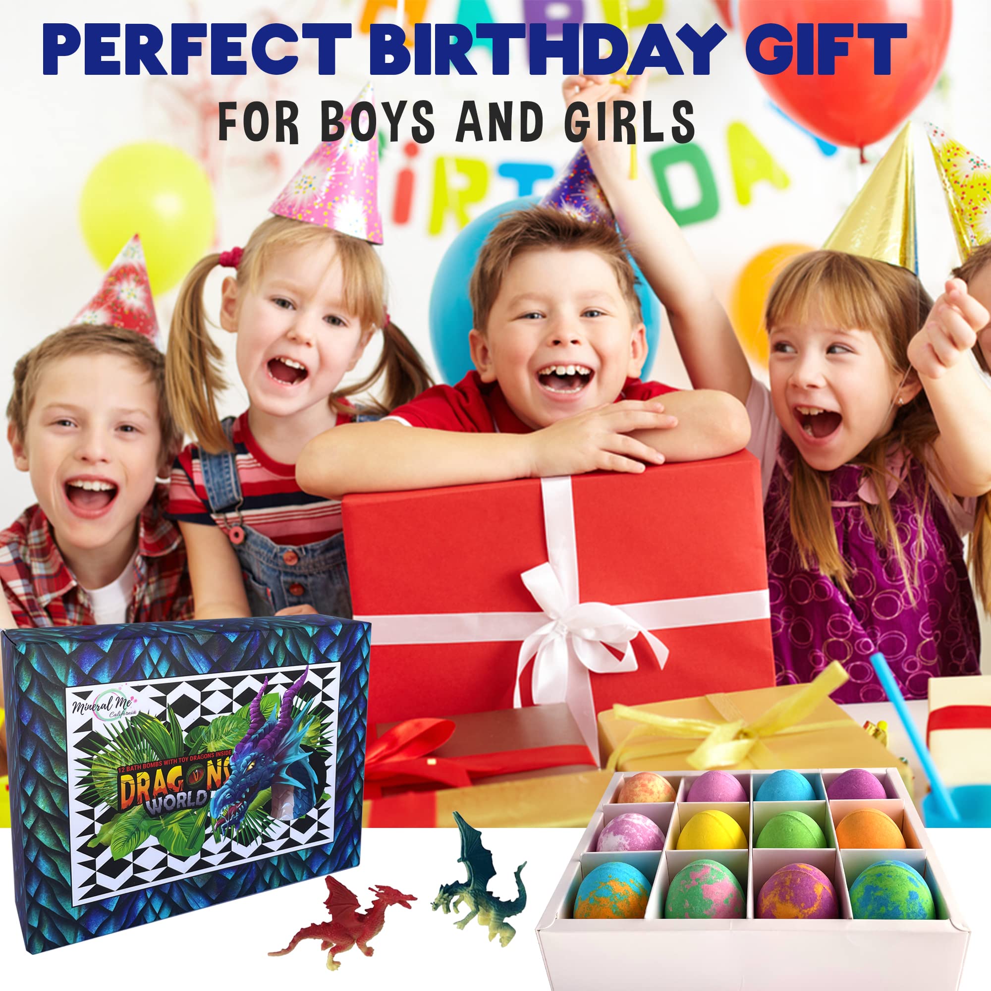 Mineral Me California individually wrapped bombs are ideal as gifts and stocking stuffers.
