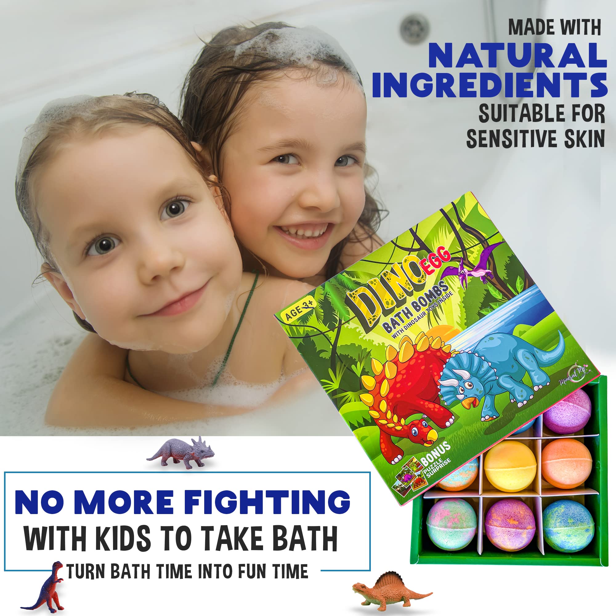 Mineral Me California individually wrapped bath bombs arrive gift-ready.