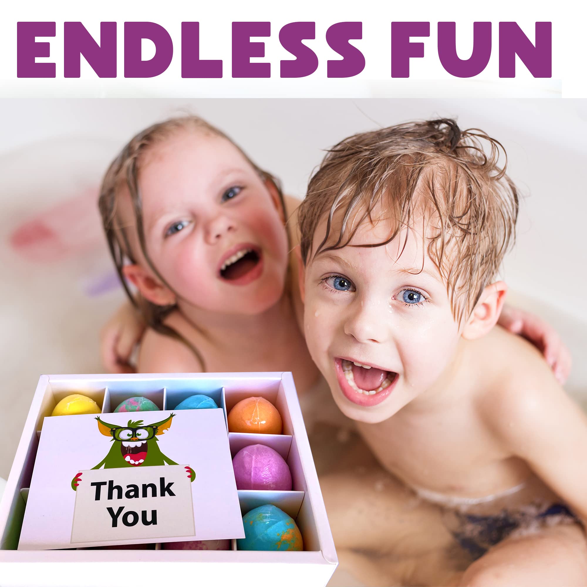 Mineral Me California kid-safe vegan bath bomb suitable for sensitive skin