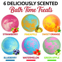 Mineral Me California large bath bombs color water with bubbles for an engaging bath experience.
