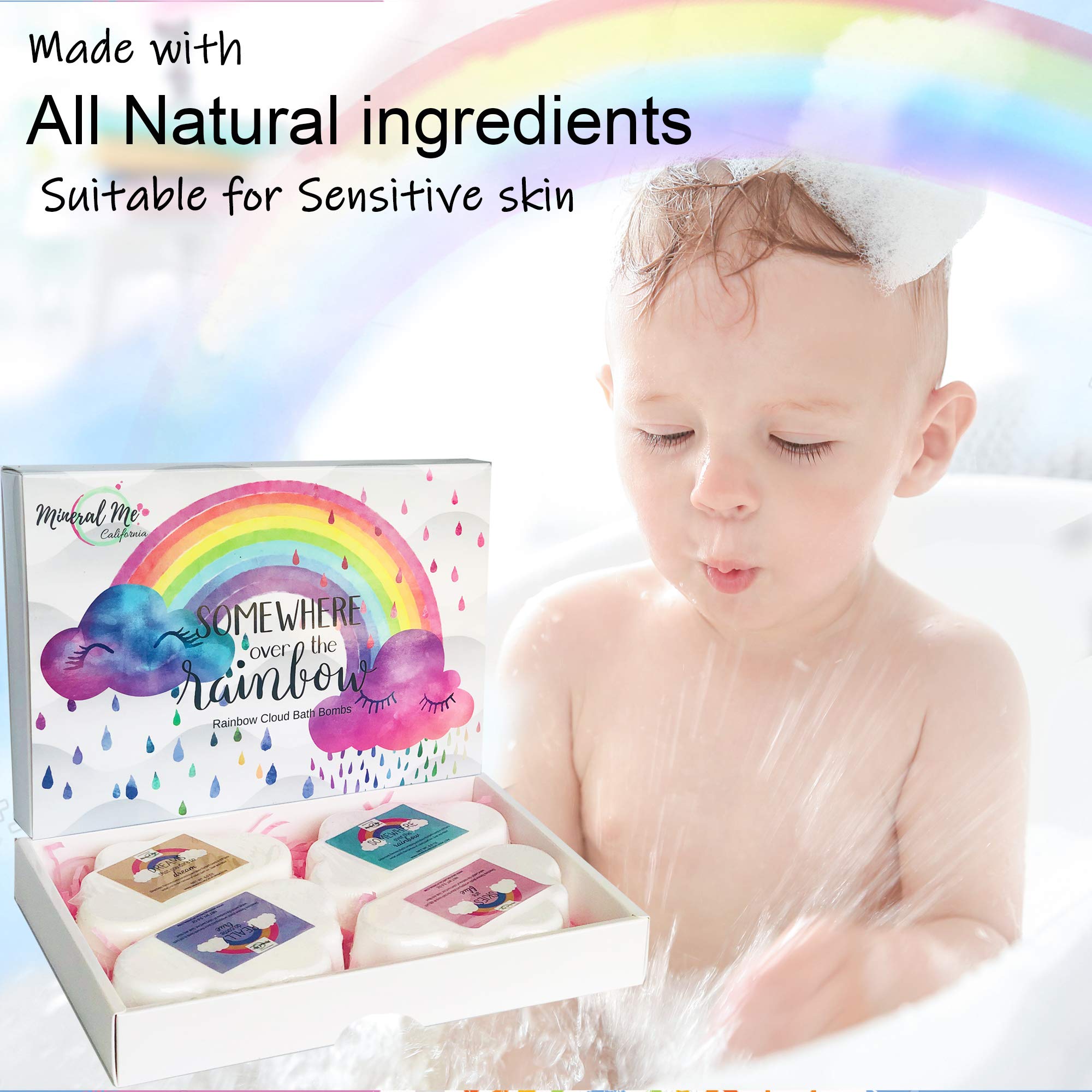 Mineral Me California Organic Shea Butter and Sea Salt moisturize skin during bath time.